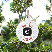 Santa Cam Ornament