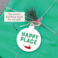 Nantucket Happy Place Ornament