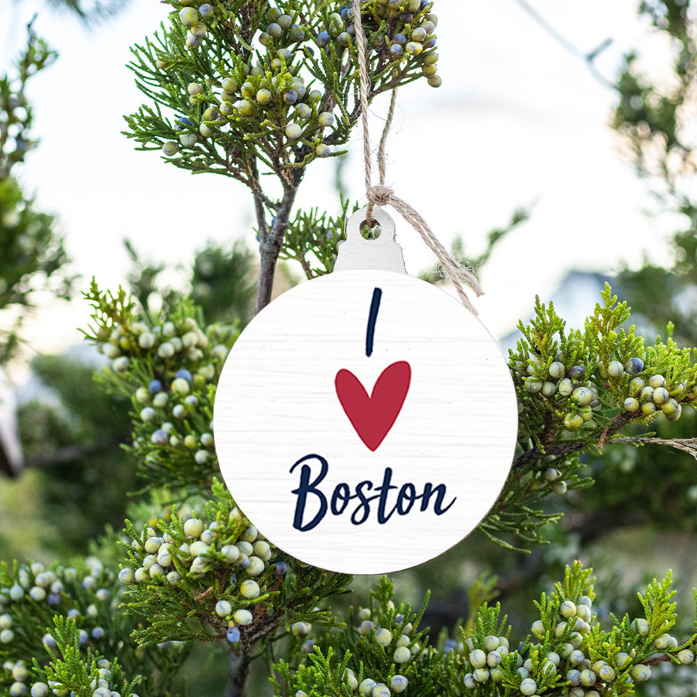 I Love Personalized Ornament