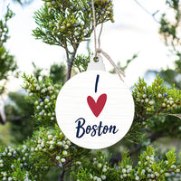 I Love Personalized Ornament