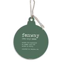 Fenway Definition Ornament