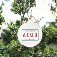 Wicked License Plate Ornament