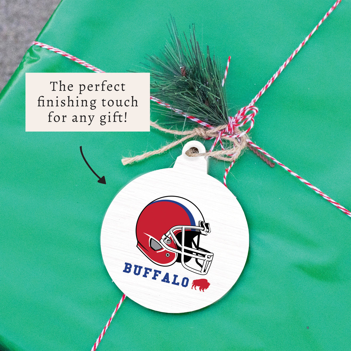 Buffalo Helmet Ornament