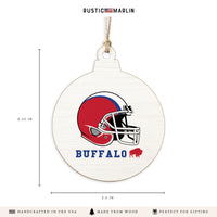 Buffalo Helmet Ornament