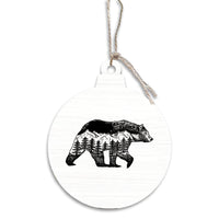 Mountains Bear Ornament