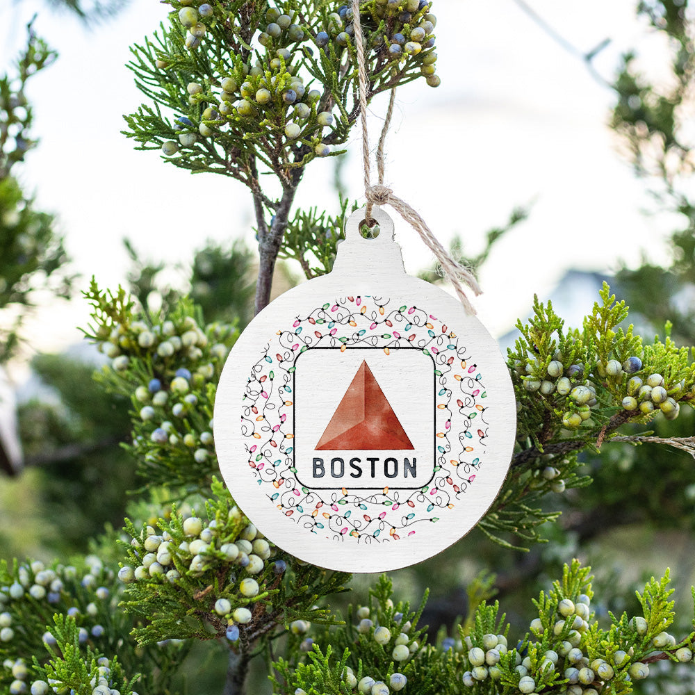 Boston Christmas Citgo Ornament