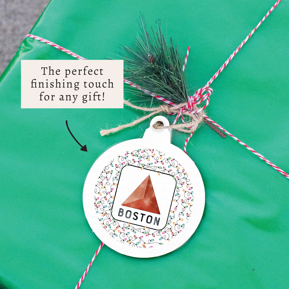 Boston Christmas Citgo Ornament
