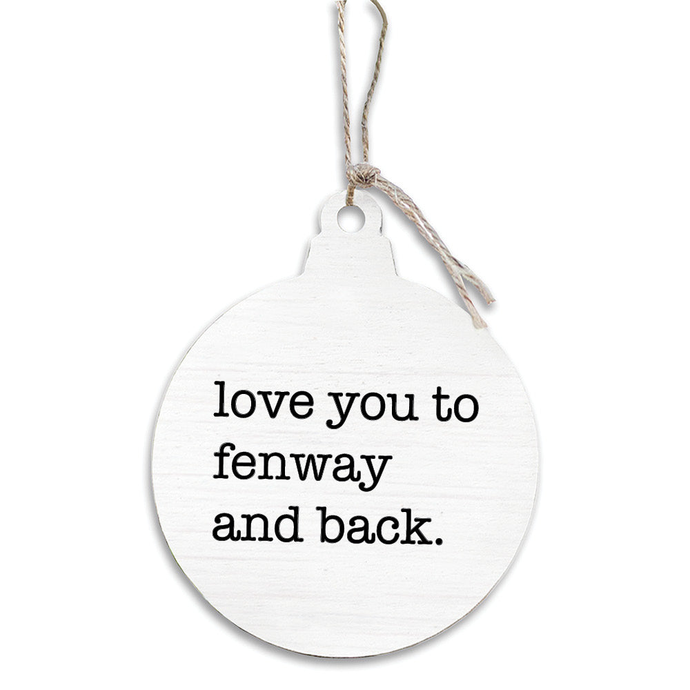 Love You To Personalized Ornament