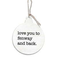 Love You To Personalized Ornament