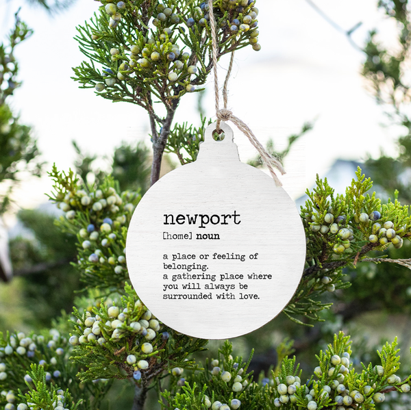 Home Definition Personalized Ornament