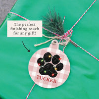 Paw Lights Personalized Ornament