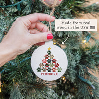 Paw Tree Personalized Ornament