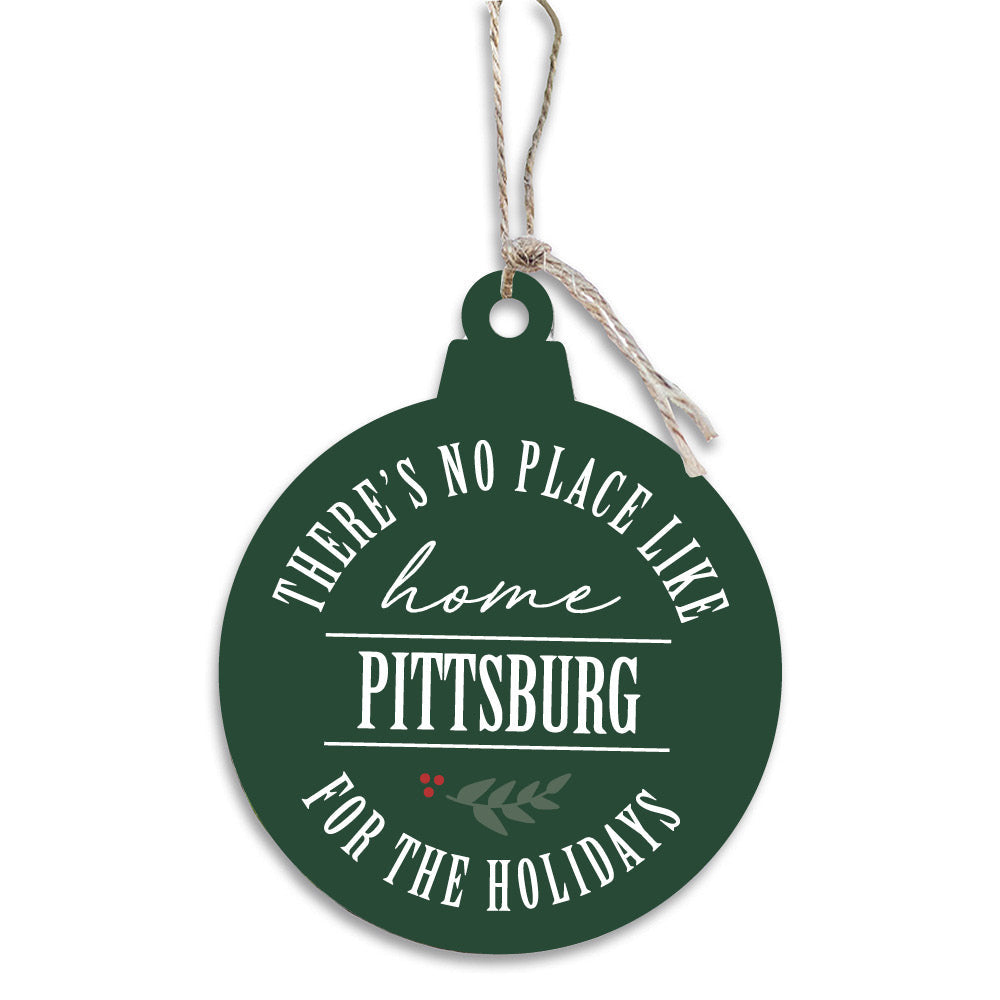 No Place Like Home Personalized Ornament