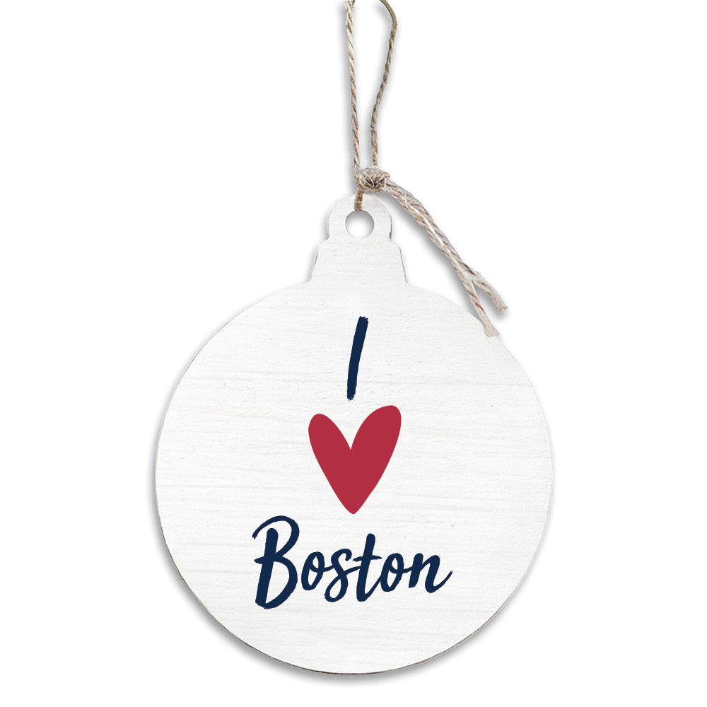 I Love Personalized Ornament