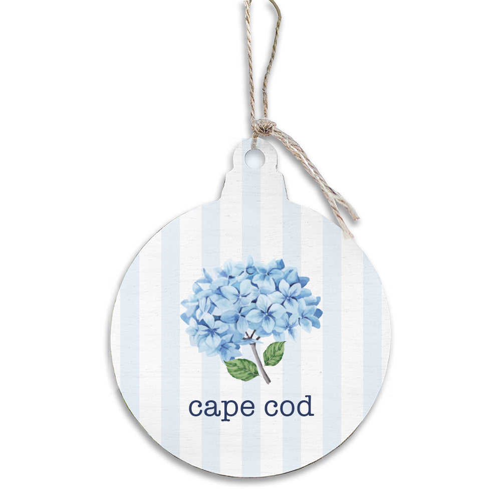 Blooming Hydrangea Personalized Ornament