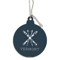 Skis Personalized Ornament