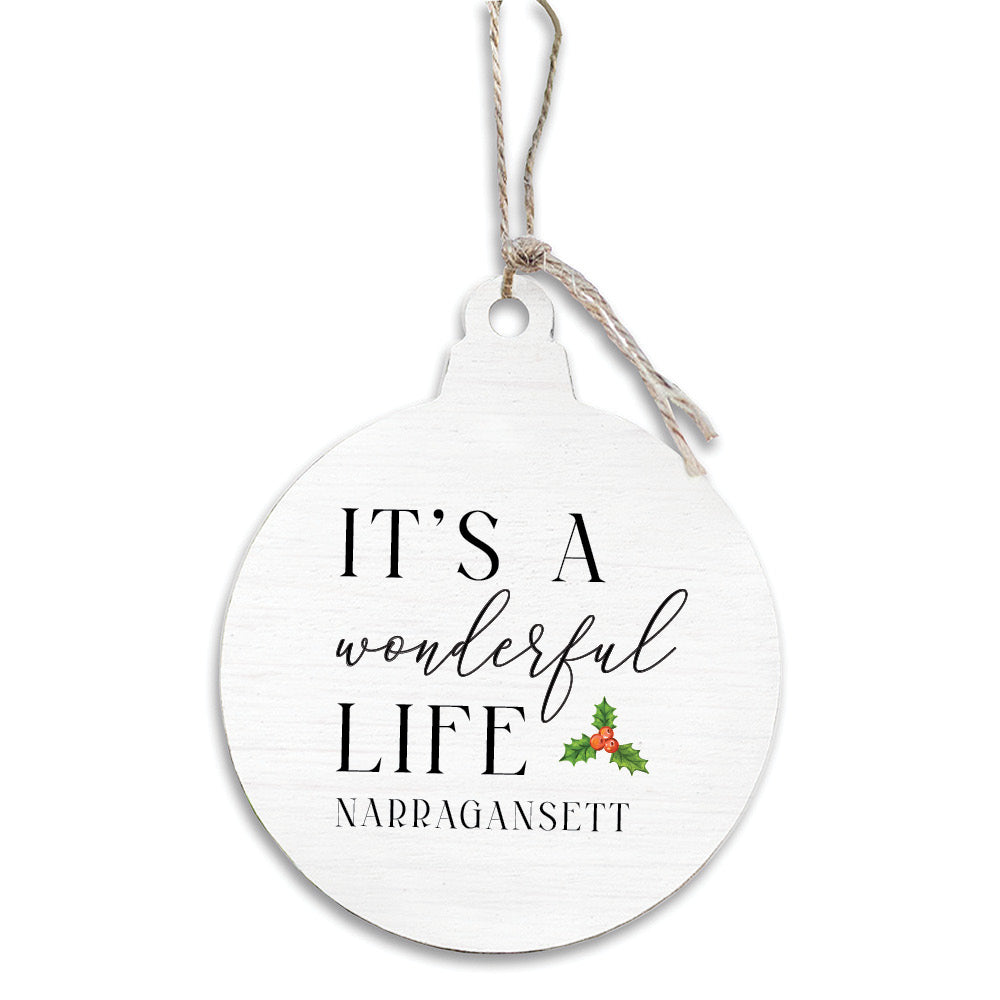 It's a Wonderful Life Personalized Ornament