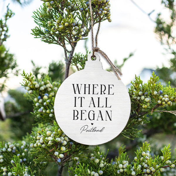 Where it all Began Personalized Ornament
