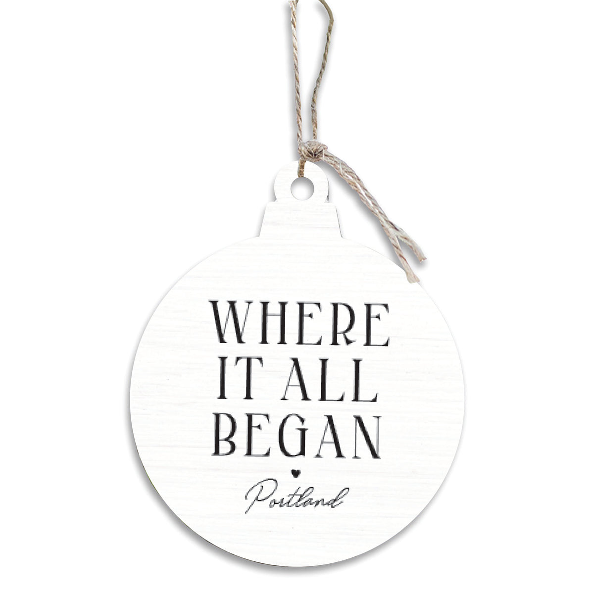 Where it all Began Personalized Ornament