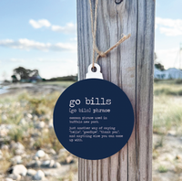 Go Bills Definition Ornament