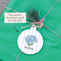 Boston Blooming Hydrangea Ornament