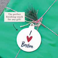 I Love Boston Ornament