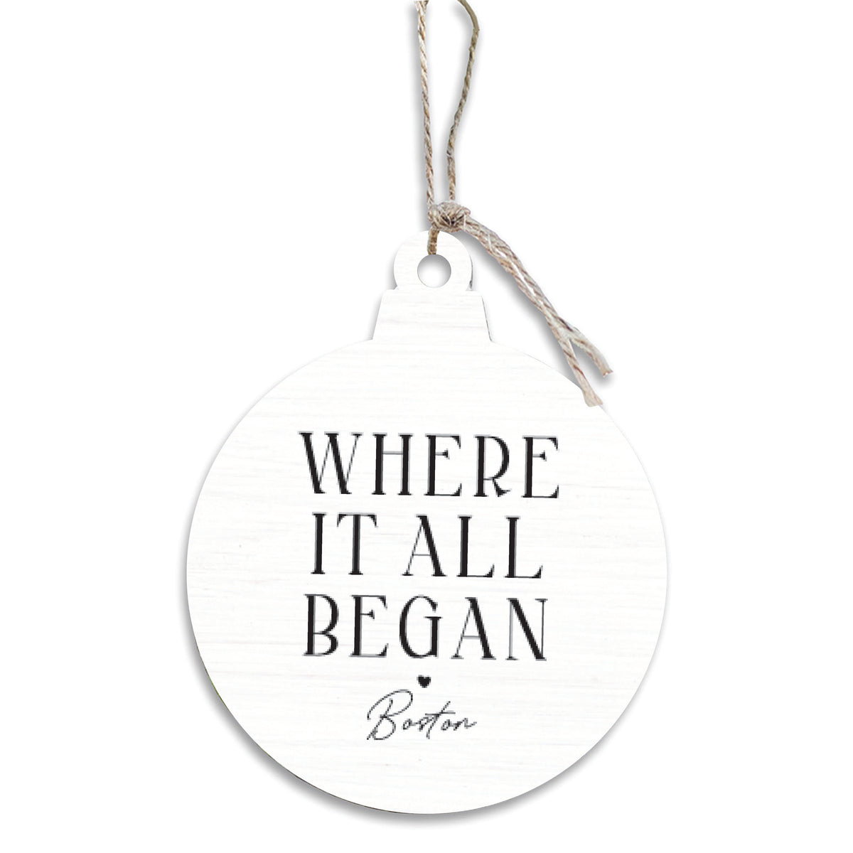 Boston Where It All Began Ornament