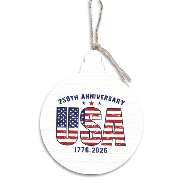 USA 250th Anniversary Ornament