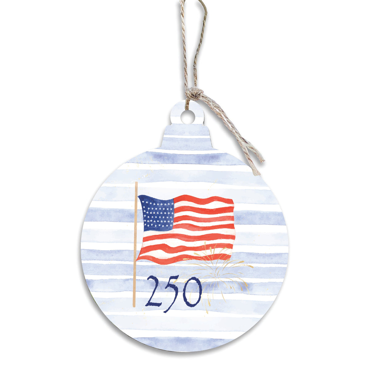 American Flag 250 Ornament