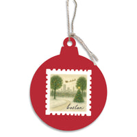 Boston Christmas Stamp Ornament