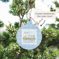 Boston Stamp Ornament