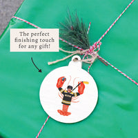 Boston Hockey Lobster Ornament