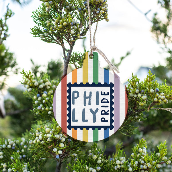 Philly Pride Stamp Ornament