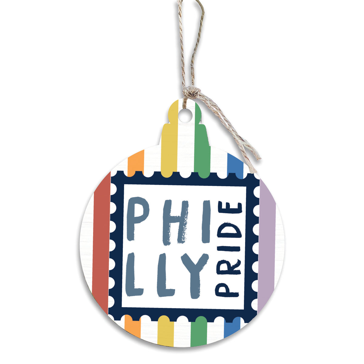 Philly Pride Stamp Ornament