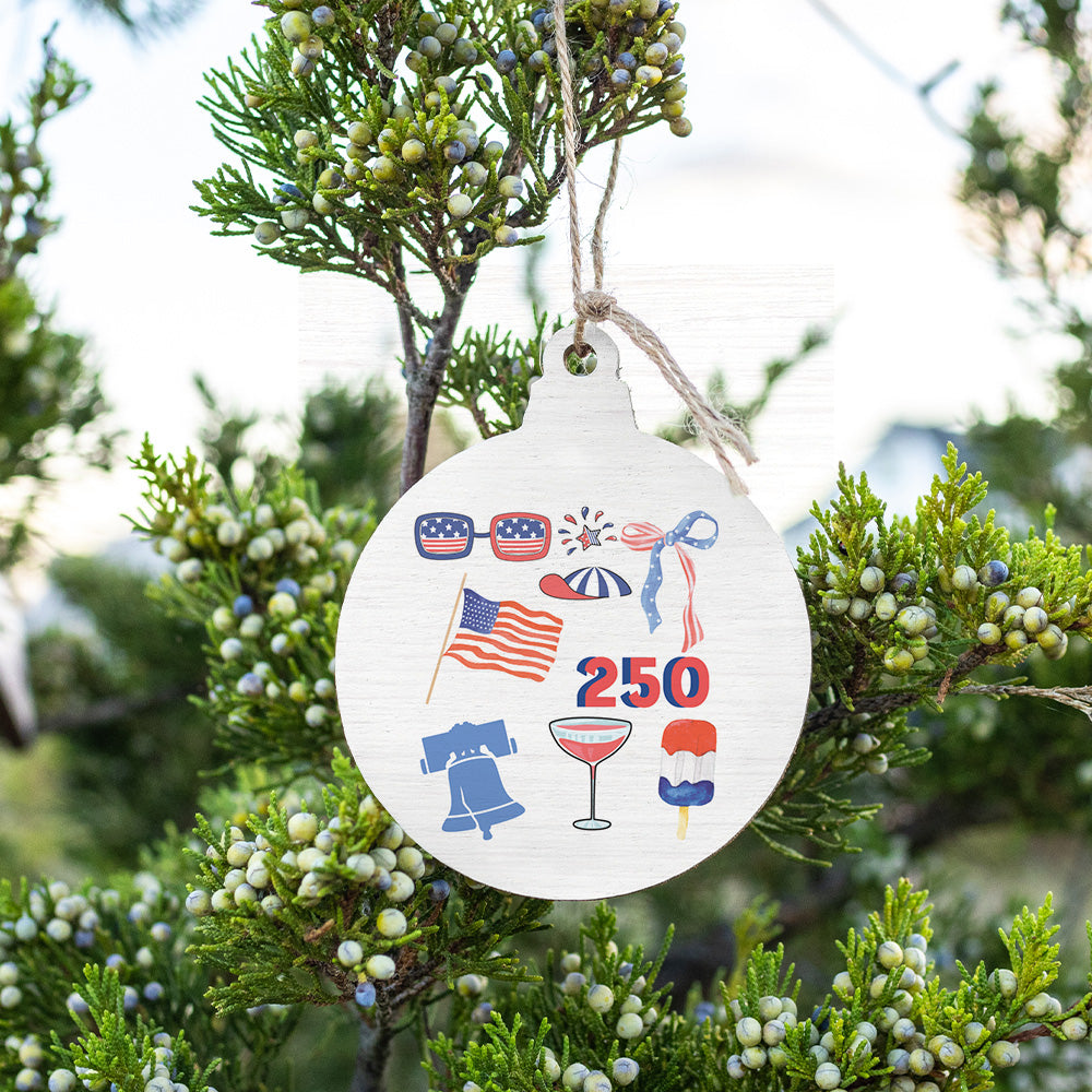 Philly America 250 Icons Ornament