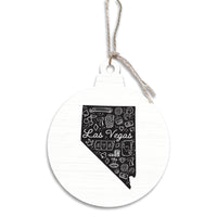 Las Vegas State Icon Art Ornament