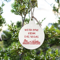With Love From Las Vegas Ornament