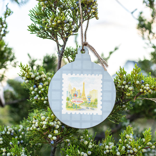 Las Vegas Stamp Ornament