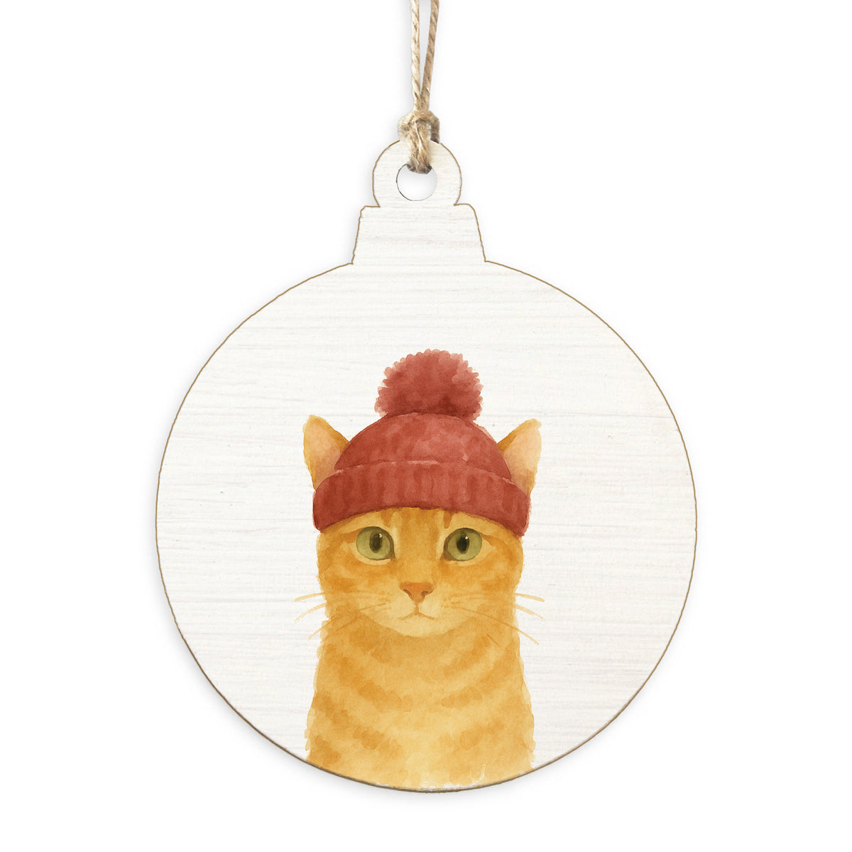 Winter Cat Ornament