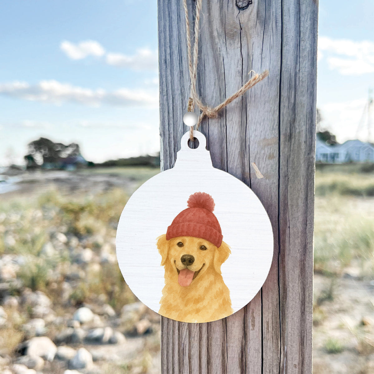 Dog Winter Hat Ornament