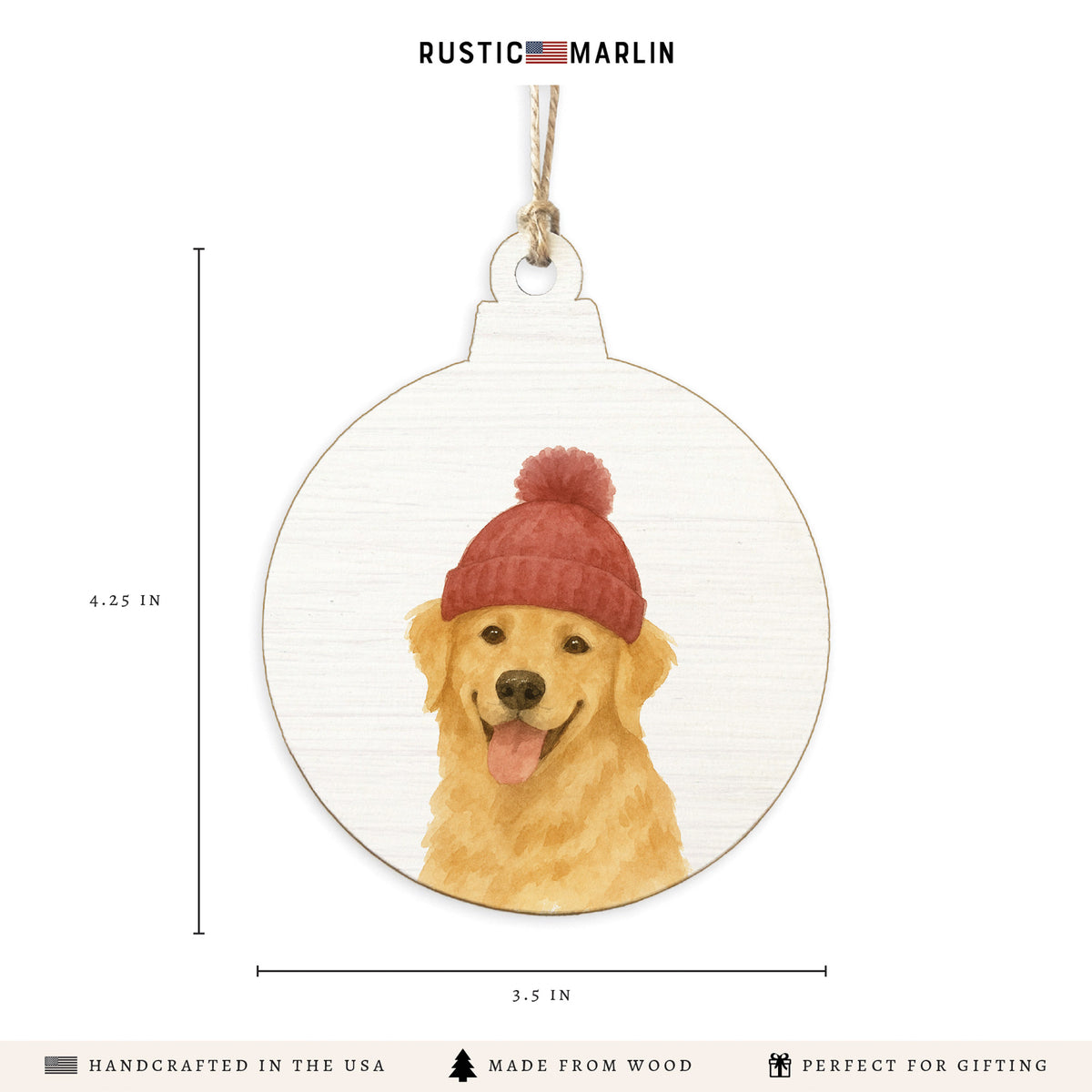 Winter Dog Ornament