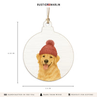 Winter Dog Ornament