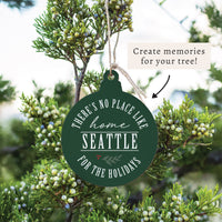 Seattle No Place Like Ornament