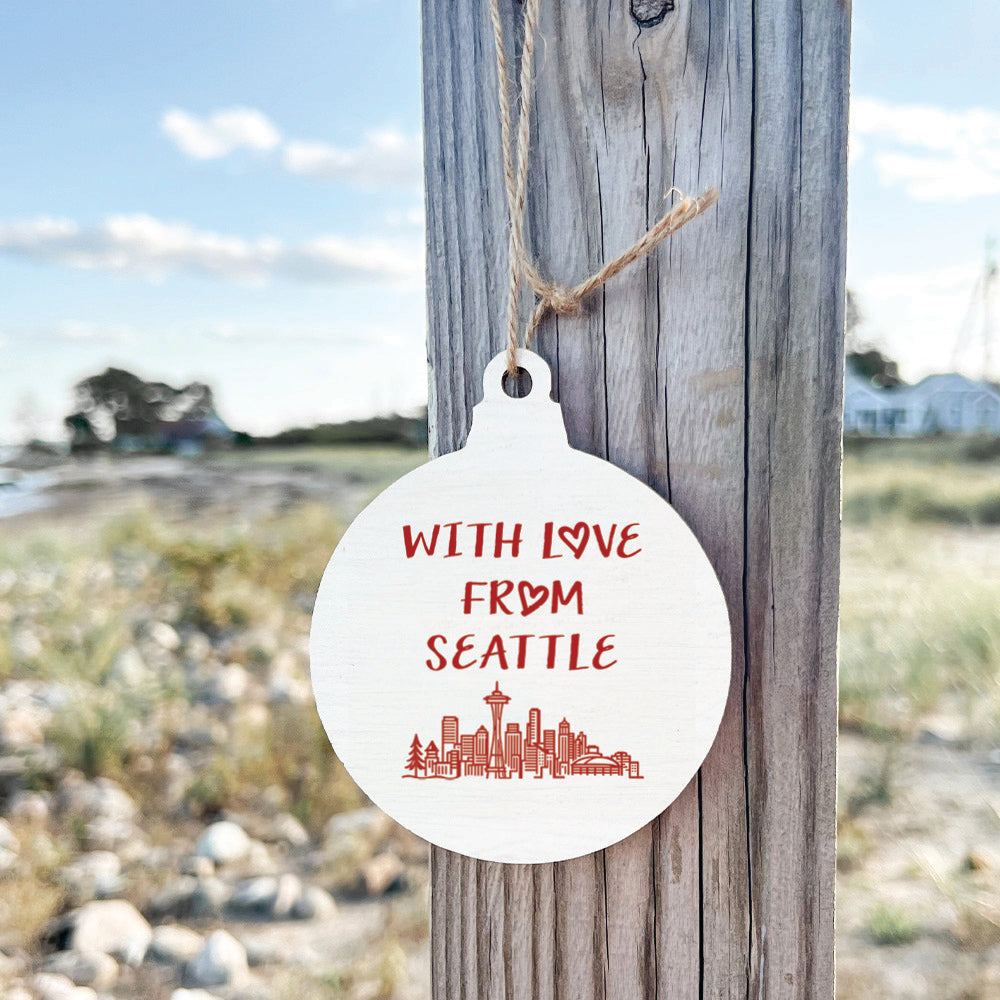 With Love From Seattle Ornament