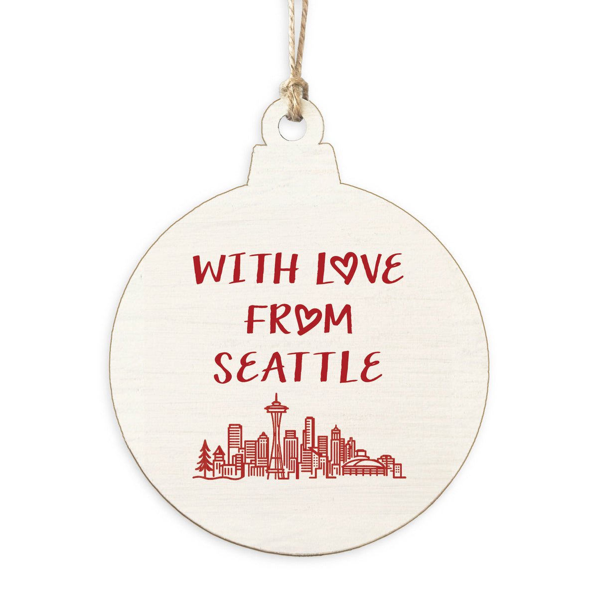 With Love From Seattle Ornament