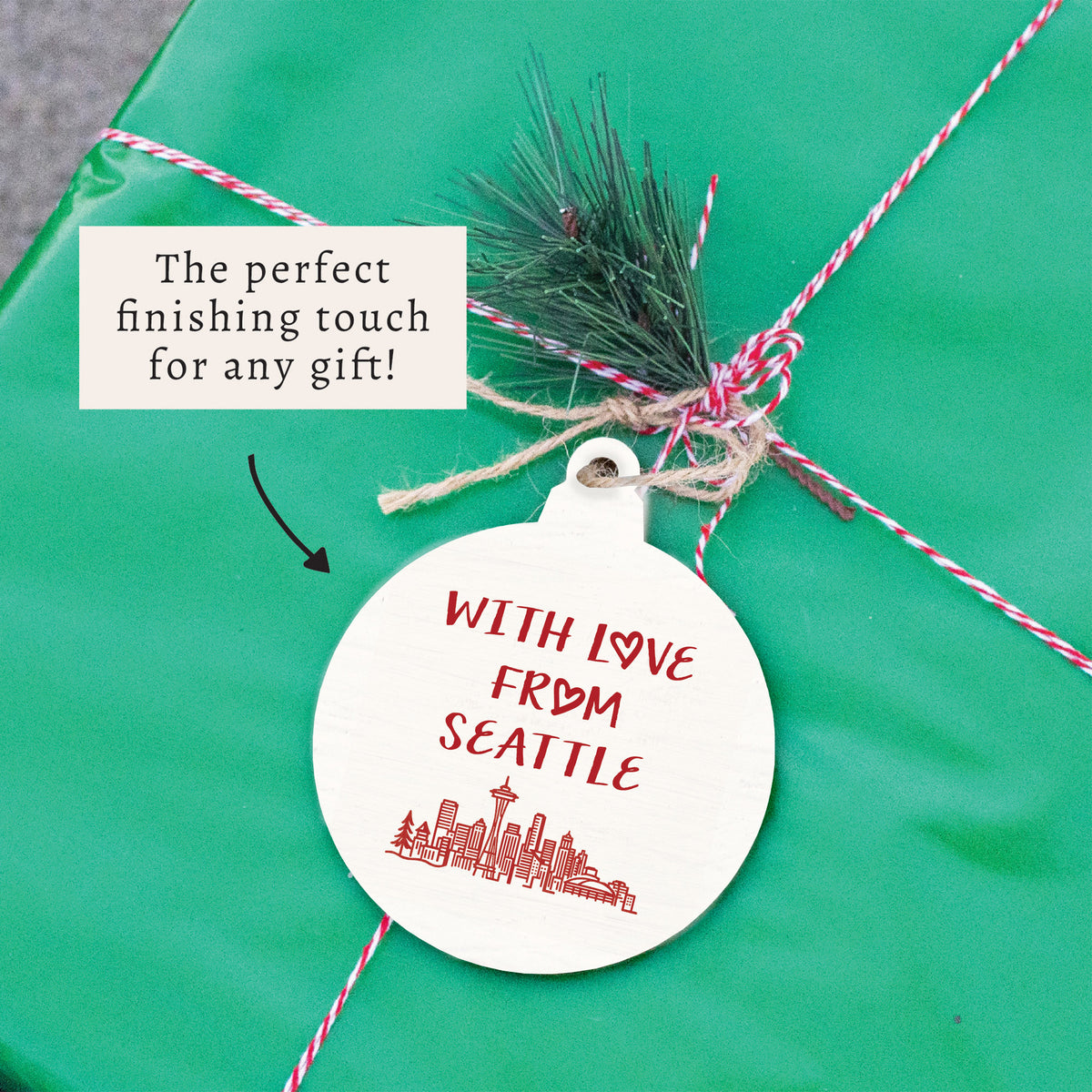 With Love From Seattle Ornament