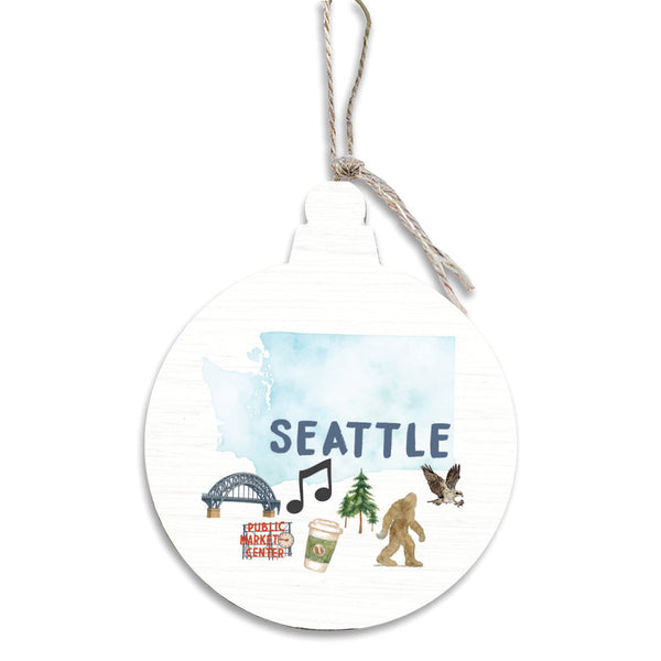 Seattle Classic Icons Ornament
