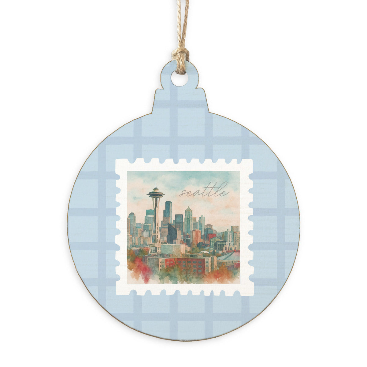 Seattle Stamp Ornament