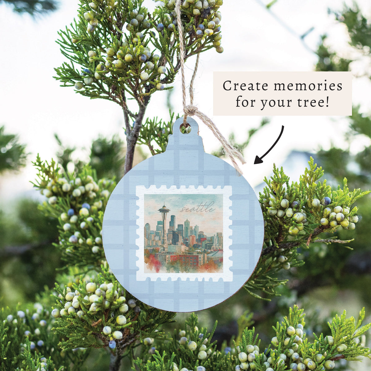 Seattle Stamp Ornament