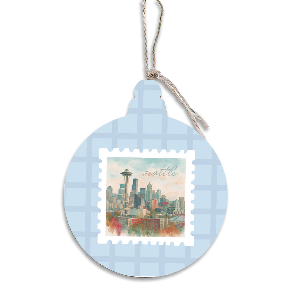 Seattle Stamp Ornament